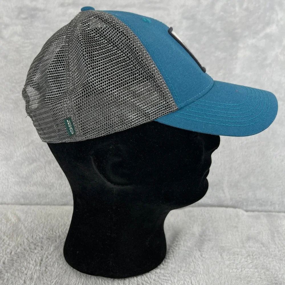 Kenny Chesney Trucker Hat Teal Legacy Patch Country Music Concert Mesh Snapback